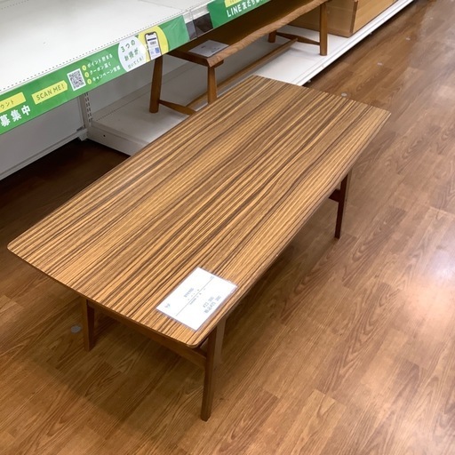 カリモク60 リビングテーブルL【トレファク 川越店】