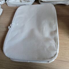 山善(YAMAZEN) 収納ボックス (ふた付き) 3個セット カラーボックス対応 (内側が拭ける・折りたためる) コットン100%使用の画像