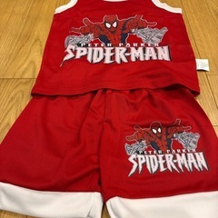 【新品未使用】スパイダーマン　セットアップ　キッズ　110センチの画像