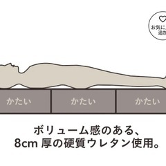 シングルマットレス①厚さ8㌢の画像