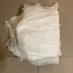 カーテン 両開き フリル レース の画像
