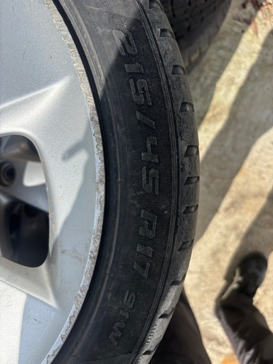 R17 タイヤセット 5スポークデザイン