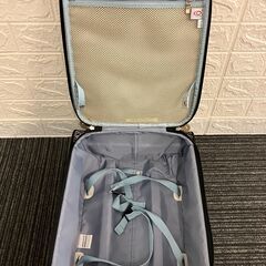 stp-32221　キャリーケース　スーツケース　旅行鞄　ソフトキャリーケース　2輪キャスター付き　黒　ハンドル伸縮可能　かばん　キャリー　バッグの画像