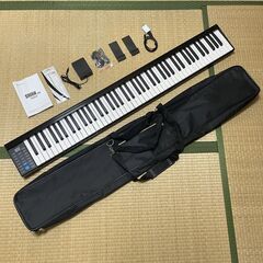 NikoMaku 88鍵盤 電子ピアノ 充電式コードレス SWA...