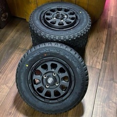 軽トラ★軽バン★専用★ジオランダー KT★マットブラック★アルミホイールセット★オール新品★4本セットの画像