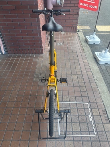 ★稀少品★18インチ　Bianchi【ＢD－1】（Fretta) フレッタ　軽量アルミフレーム　8speed　折り畳み自転車　黄色