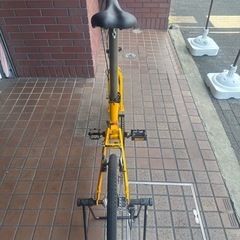 ★稀少品★18インチ　Bianchi【ＢD－1】（Fretta) フレッタ　軽量アルミフレーム　8speed　折り畳み自転車　黄色の画像