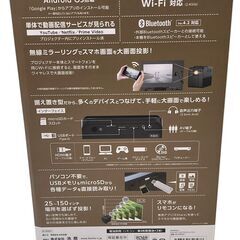 ラマス ホームプロジェクター RA-PB500 未使用の画像