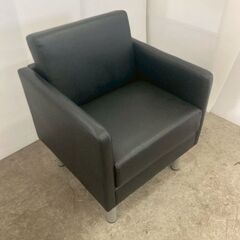【D-456】1人掛けコンパクトソファ① RFESF-1DB 中古　激安の画像