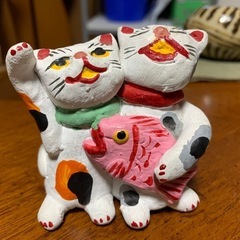 猫の小物の画像