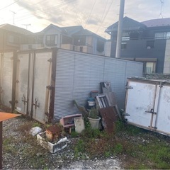 2トンアルミコンテナ　　　2台ありますの画像