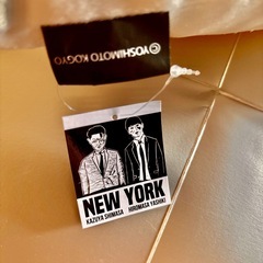 新品・未使用。　ニューヨーク　クッション　芸人の画像