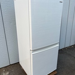 美品■シャープ 2ドア冷凍冷蔵庫 137L 2019年製■SHARP SJ-D14E-W 単身向け2ドア冷蔵庫■つけかえどっちもドア 霜取り不要 1人用 白ホワイト系の画像