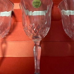 (お値下げ)イタリア製　QUEENS CRYSTAL ワイングラスセットの画像
