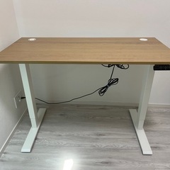 オフィステーブル　パソコンデスク　電動
