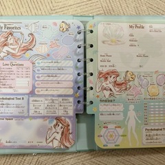 新品　ディズニー　プロフィール帳などの画像