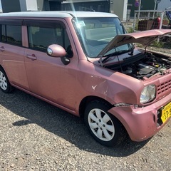 事故現状　車検満タン　ラパン　