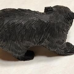 停止中　クマの置物①の画像
