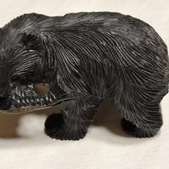 停止中　クマの置物①の画像
