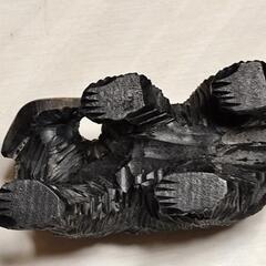 停止中　クマの置物①の画像
