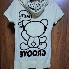 前も後ろも可愛い半袖チュニックの画像