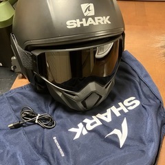 SHARK DARK ヘルメット　マットブラック　Lサイズ