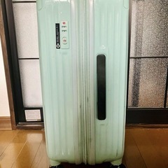 ミントグリーン 4輪キャリーケース 鍵❌の画像