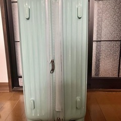 ミントグリーン 4輪キャリーケース 鍵❌の画像
