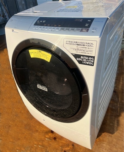 日立 ドラム式洗濯機 11/6kg、クリーニング済み??、動作確認済み?、2020 , 35km以内送料無料?