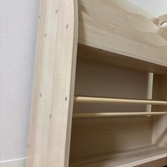 四日市引渡し/　LOWYA　Pieni  絵本棚 収納ラック　本棚 子ども部屋の画像