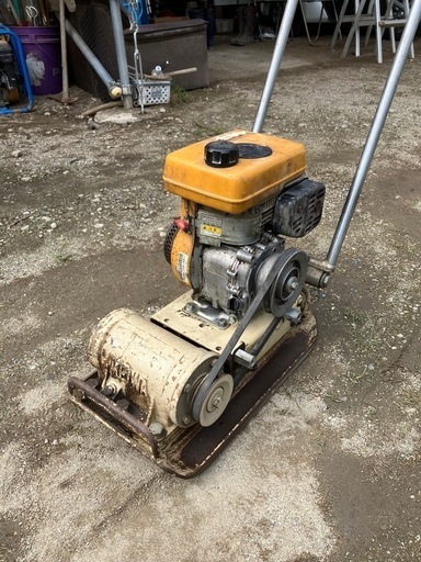 MEIWA 明和製作所プレートコンパクターKP-5 転圧機 ロビンエンジンEY08