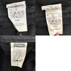 JOURNAL STANDARD【ジャーナルスタンダード】 パンツ【メンズL/股下77cm/グレー系/gray】牛革ベルト付き/ズボン/ボトムス/Pants/Trouser◆BJ050-cの画像