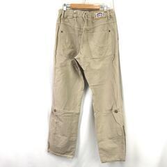 日本製★EDWIN【エドウィン】麻入り/春夏/チノパンツ【メンズM/股下82cm/ベージュ/beige】ズボン/ボトムス/Pants/Trouser◆BJ050-dの画像