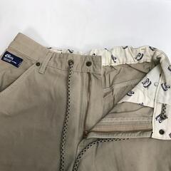 日本製★EDWIN【エドウィン】麻入り/春夏/チノパンツ【メンズM/股下82cm/ベージュ/beige】ズボン/ボトムス/Pants/Trouser◆BJ050-dの画像