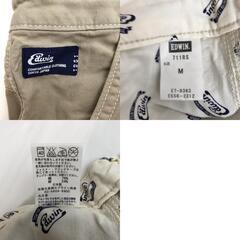 日本製★EDWIN【エドウィン】麻入り/春夏/チノパンツ【メンズM/股下82cm/ベージュ/beige】ズボン/ボトムス/Pants/Trouser◆BJ050-dの画像