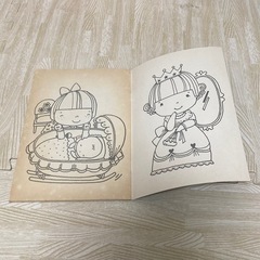 【新品・未使用】昭和レトロ　塗り絵　2冊セット　希少の画像