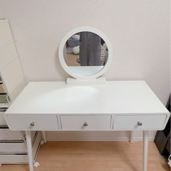 【都内か栃木お渡し】ドレッサー チェア セットの画像