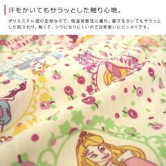 昭和西川　ディズニー　プリンセス　掛け布団カバー　掛けふとんカバー　シングルの画像