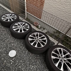 エスティマ 最終型 純正ホイール 18インチ タイヤホイールセッ...
