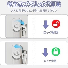 最終価格！新品未使用　ベビーゲート　ロール式　幅140cmの画像