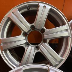 INTER MILANO MUDBAHN インターミラノ マッドバーン 社外ホイール 17インチ 4本 7.5J6HPCD139.7+25 ハイラックスサーフ等　(VHA506)の画像