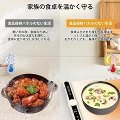 新品未使用　フードウォーマー　食品保温プレート　9段階温度調節の画像