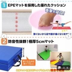 【確定/取引完了】KaRaDaStyle 折畳み 体操・ストレッチマットの画像