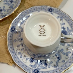 ナルミ日本製ミラノ　カップ&ソーサー2脚の画像