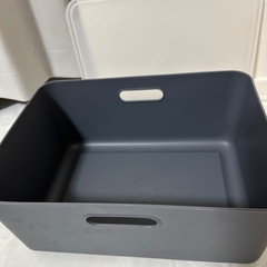 蓋付き　収納ボックスの画像