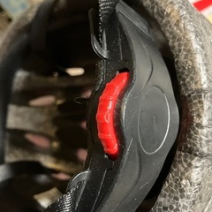 自転車用ヘルメット レッド/ブラック　幼児用Mサイズの画像