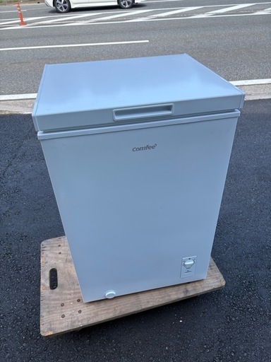 ■中古品 コンフィ COMFEE 冷凍ストッカー RCC100WH 2023年 545ｘ495ｘ850ｍｍ 動作問題なし 厨房■