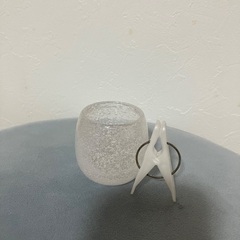 琉球ガラス(白)小の画像
