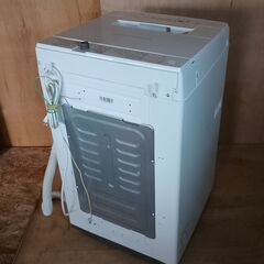 東芝 全自動洗濯機 4.5kg ピュアホワイト AW-45M5 2017年製の画像