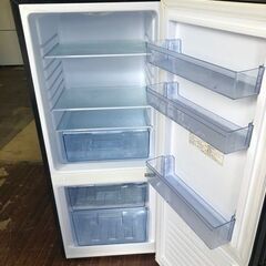 NO B305  ★格安特価★福岡市内配送設置無料★ 170L 2ドア冷蔵庫 アズマ MR-GL170 2020年製 ブラック 一人暮らしの画像